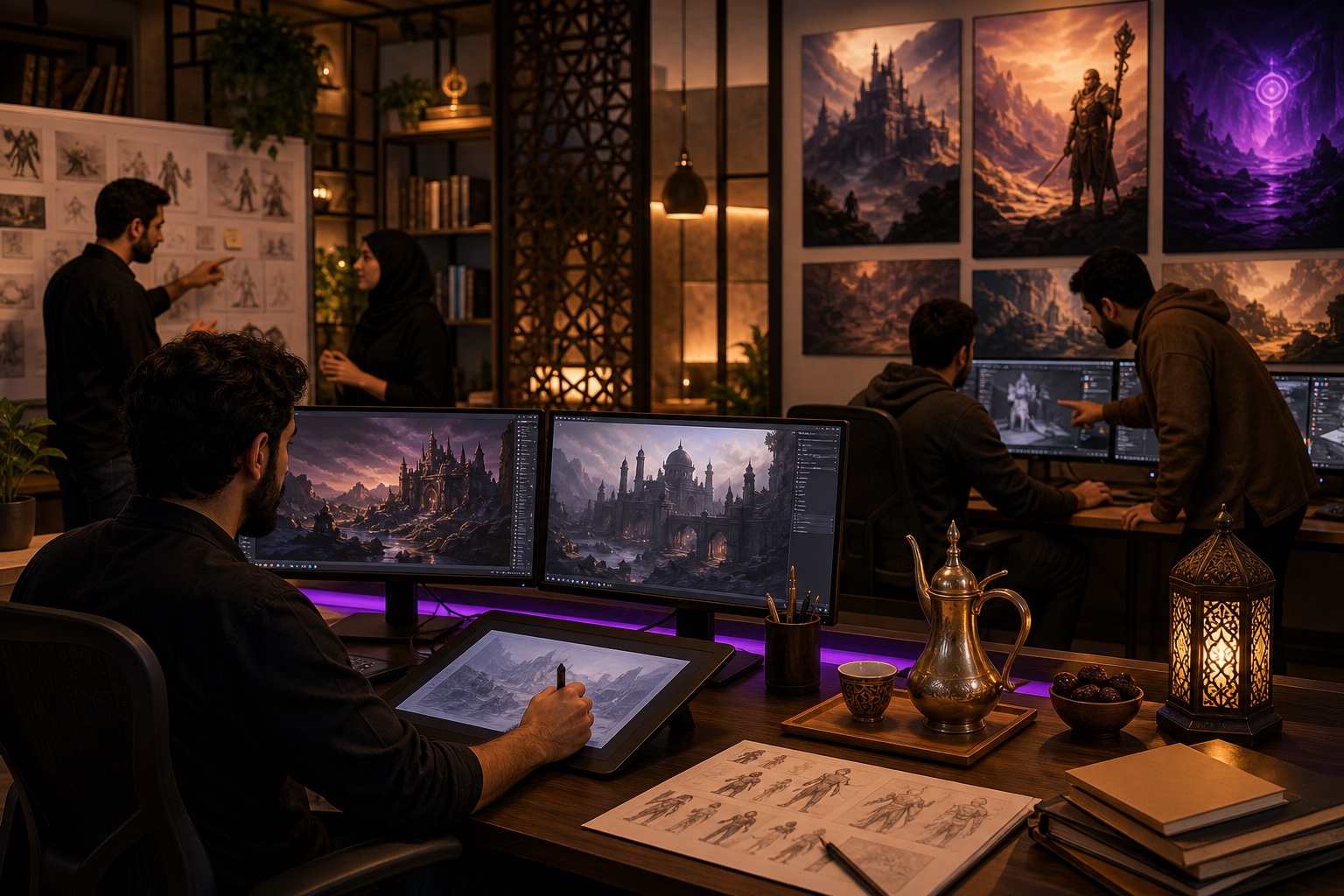 استوديو gamebaratl.com لصناعة محتوى الألعاب